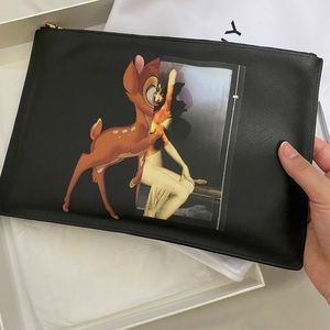 Givenchy Bambi clutch pouch.